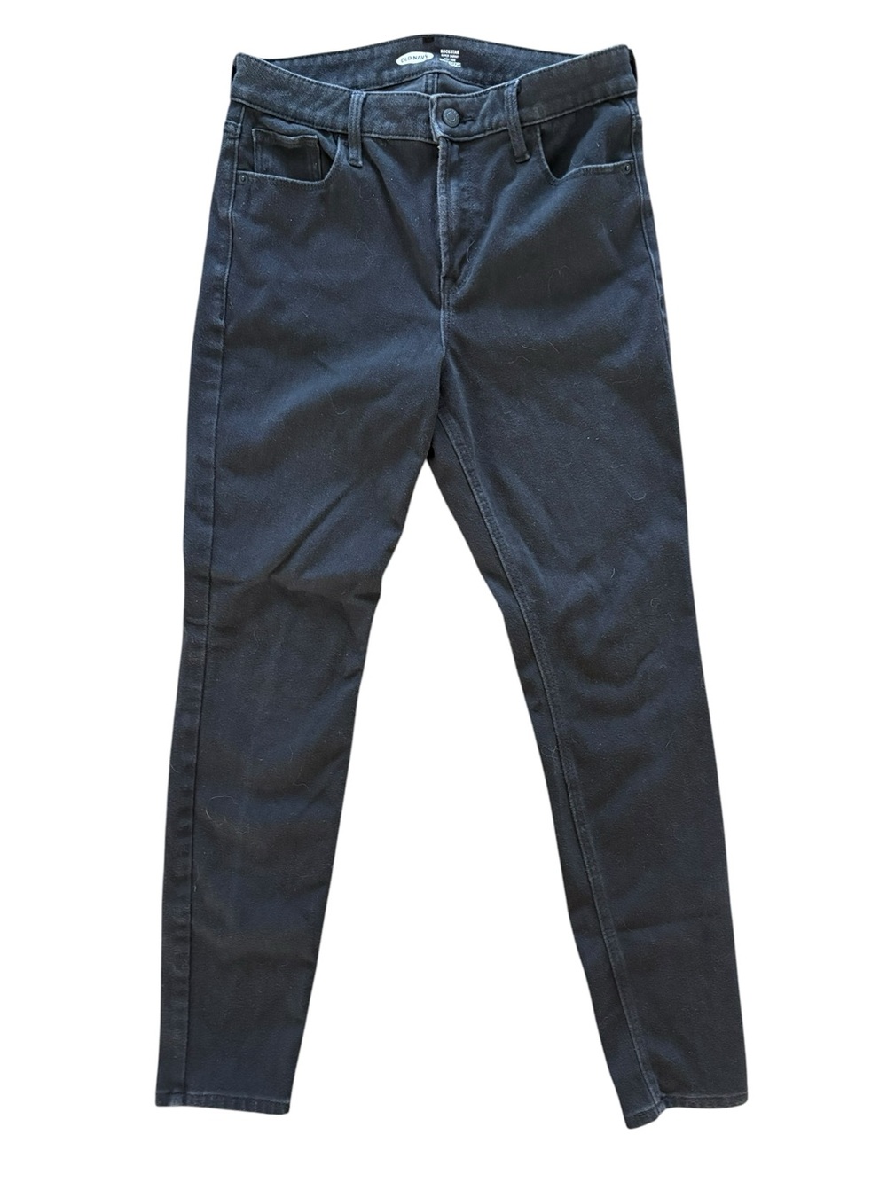 Old Navy Women’s Skinny High Rise Jeans in Black - Picture 2 of 9